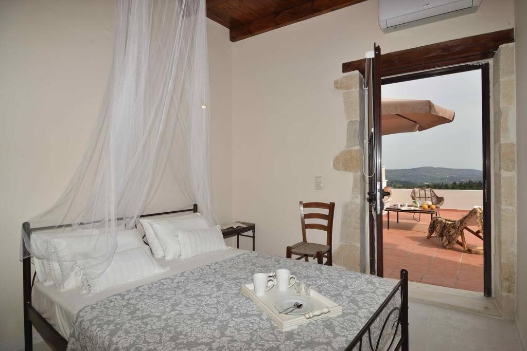 Villa Christini A Luxury Villa With Amazing Views Tzitzifés Exterior foto